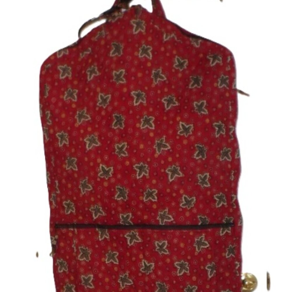 Vera Bradley RED COIN Garment Bag Full Size Retired 1999 - Picture 8 of 8